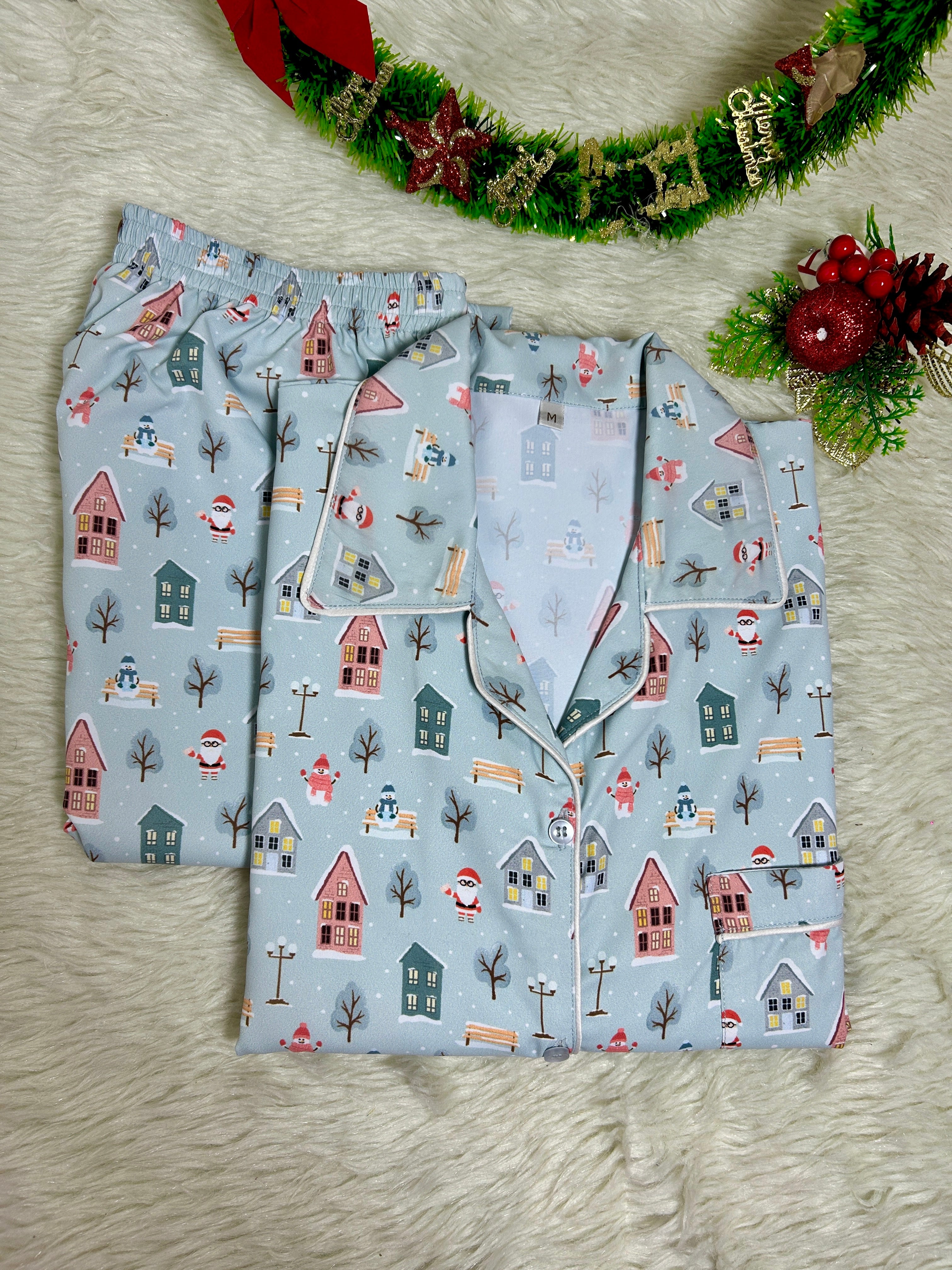 Christmas Pyjama Sets - Houses