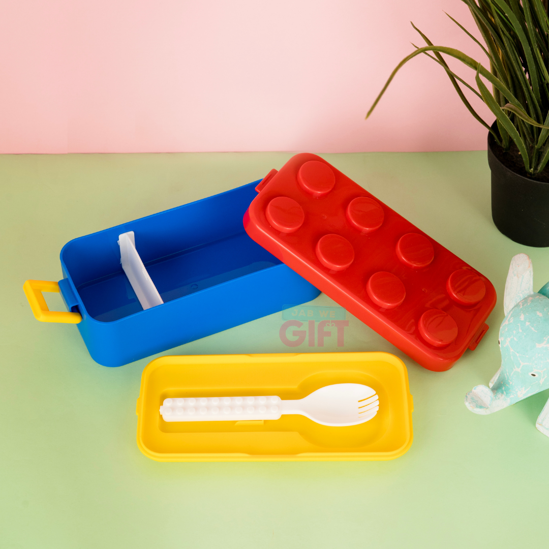 Personalised Lego 2 Section Snack Box [Kids Special]