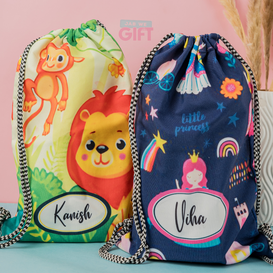 Personalised Themed Drawstring Bag [Kids Special]