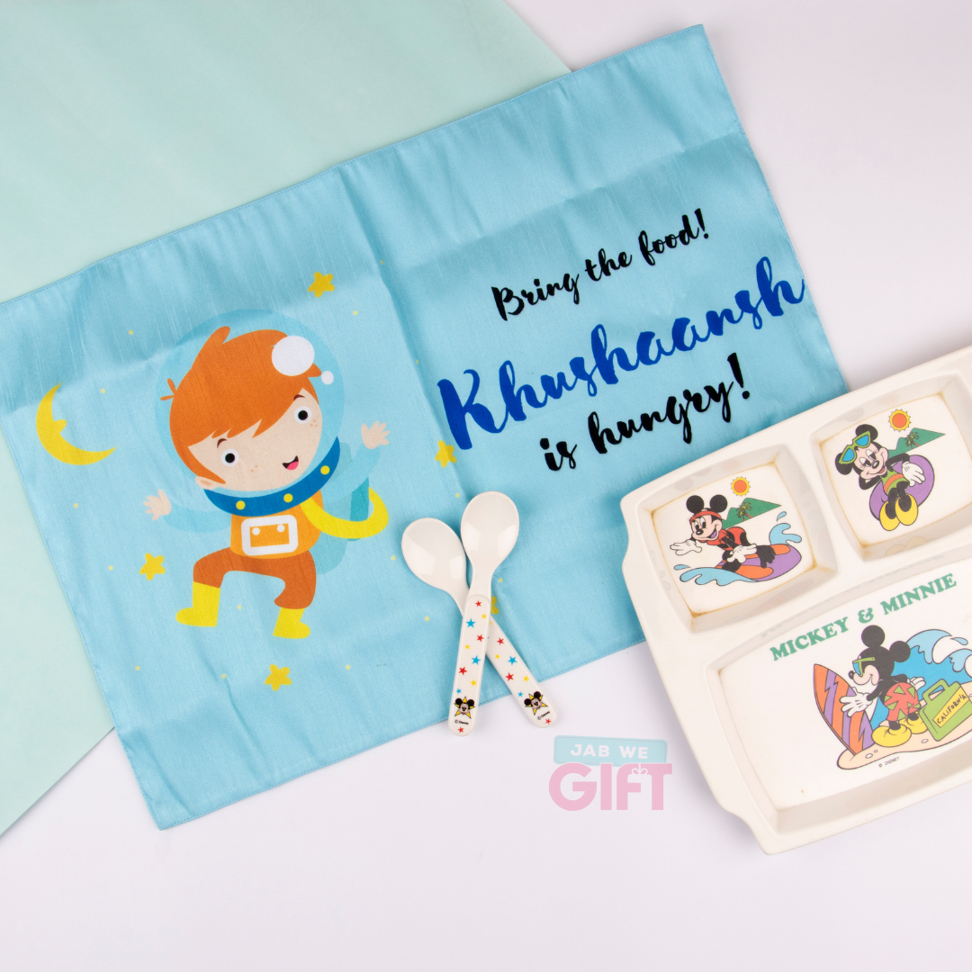Personalised Cloth Food Mat [Kids Special]