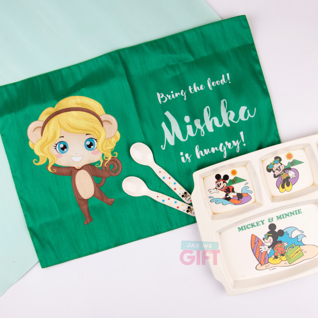 Personalised Cloth Food Mat [Kids Special]