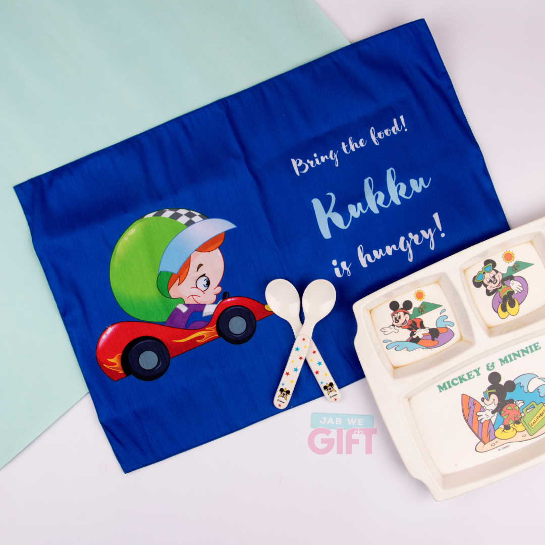 Personalised Cloth Food Mat [Kids Special]