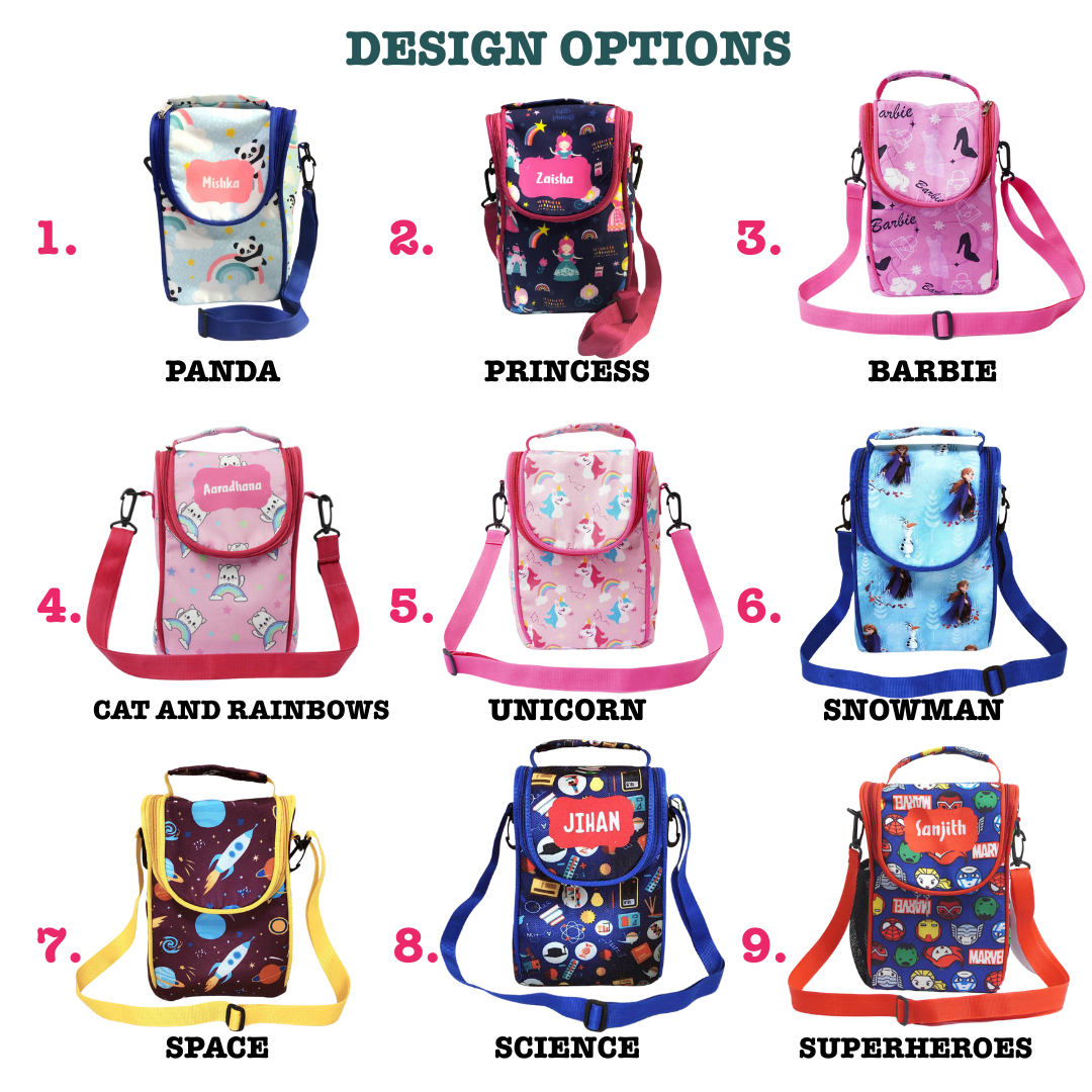 Personalised Themed Insulated Lunch Bag - Vertical [Kids Special]