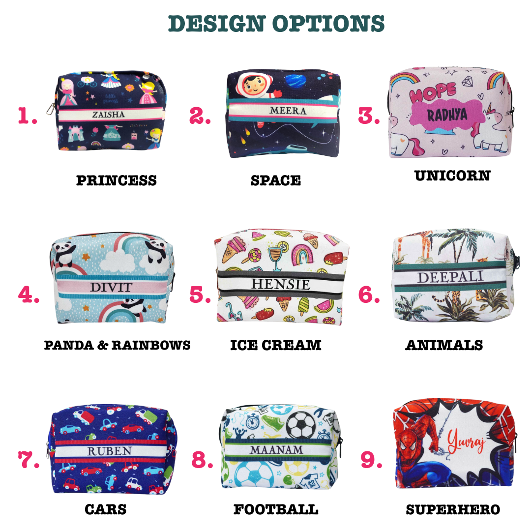 Personalised Themed Utility Pouch [Kids Special]