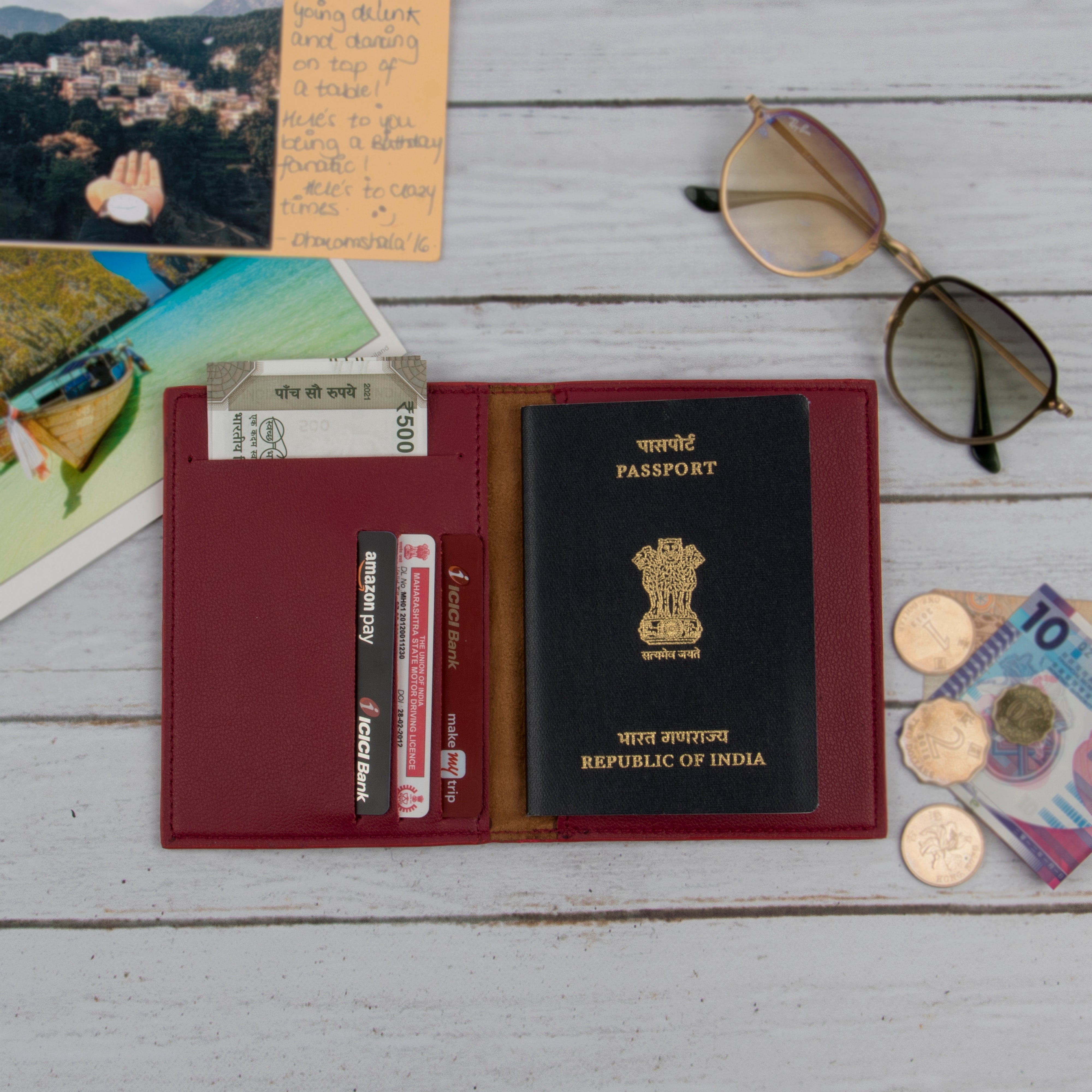 Personalised Passport Cover - Travel Is Therapy