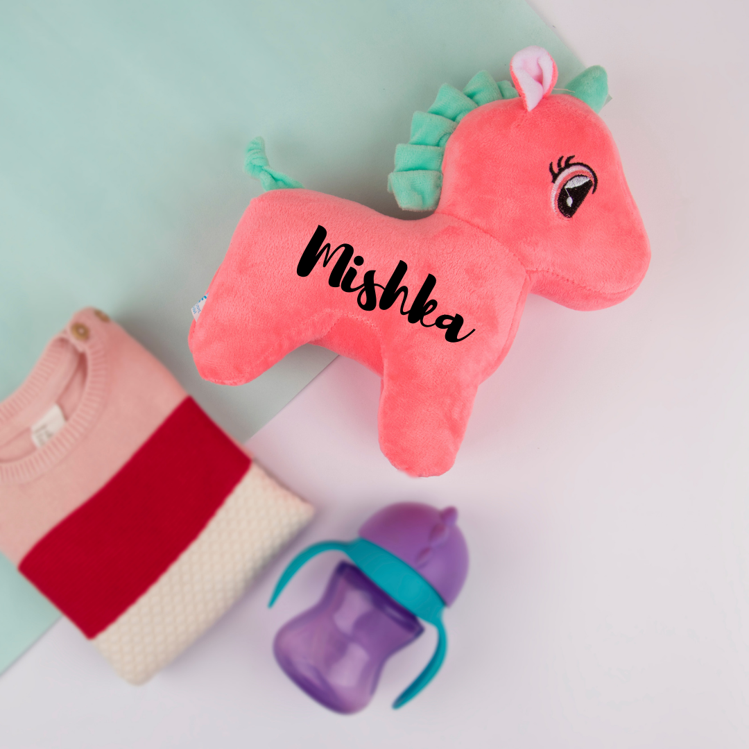 Personalised Kids Plushie - Unicorn