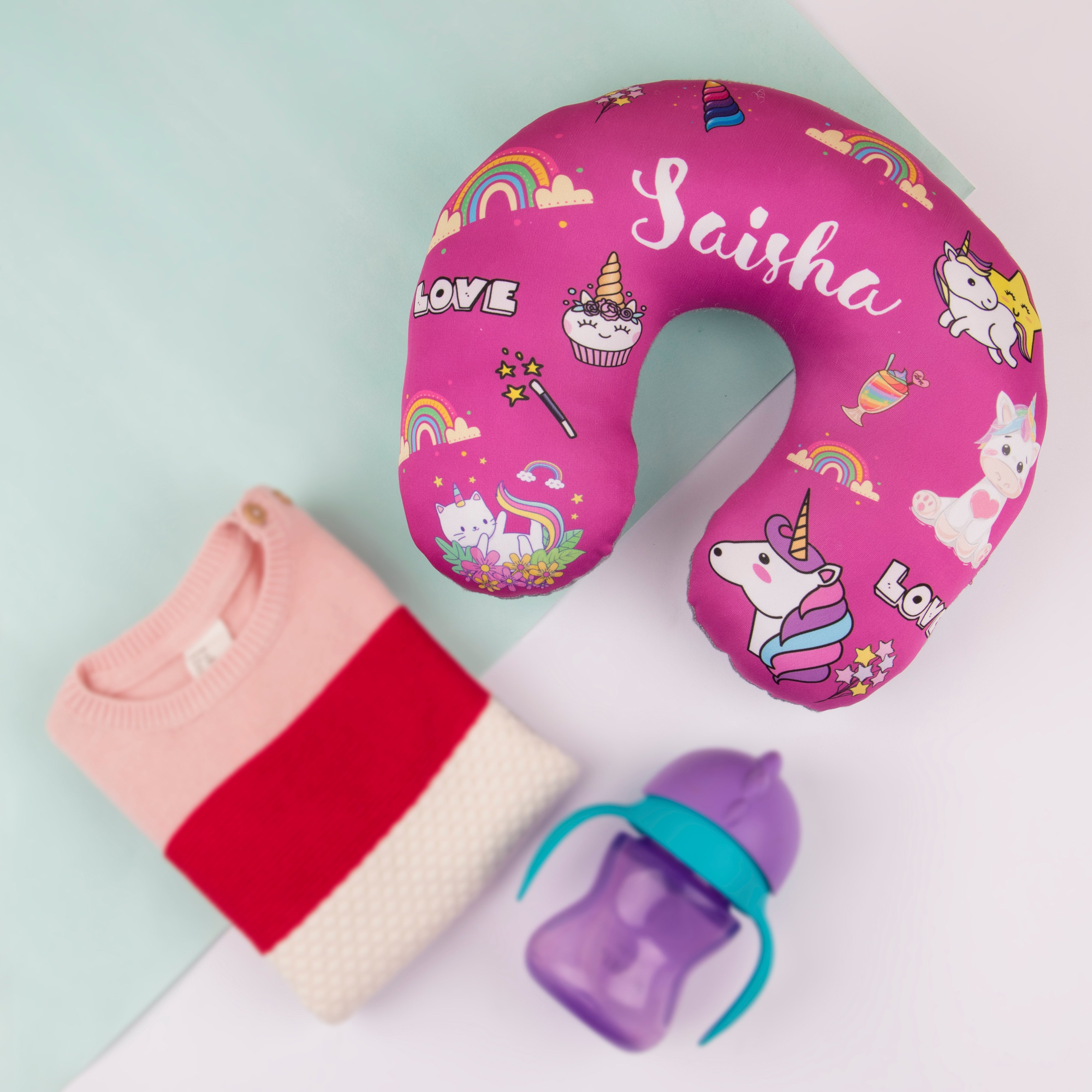 Personalised Kids Travel Combo - Unicorn [Kids Special]