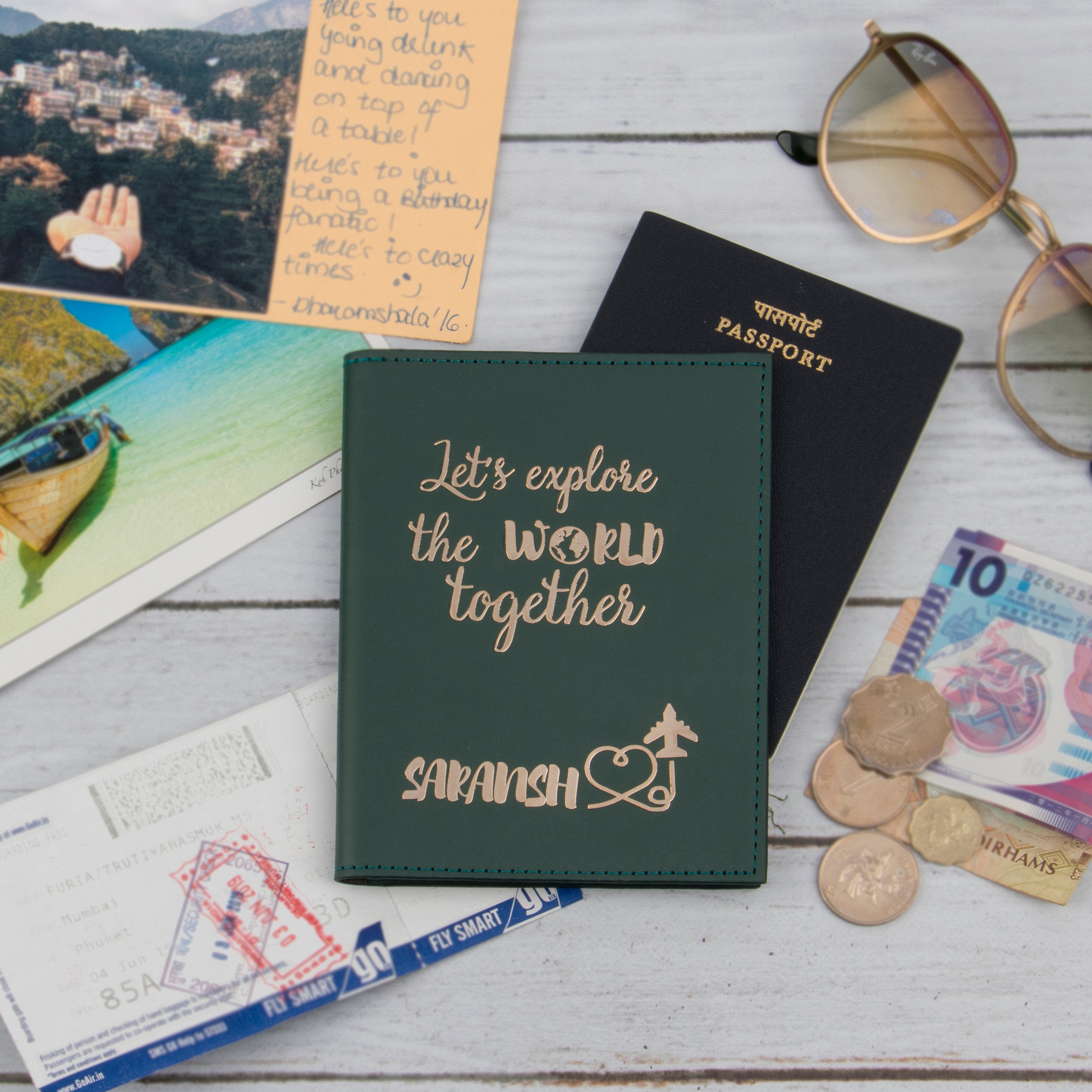 Personalised Passport Cover - Explore the world