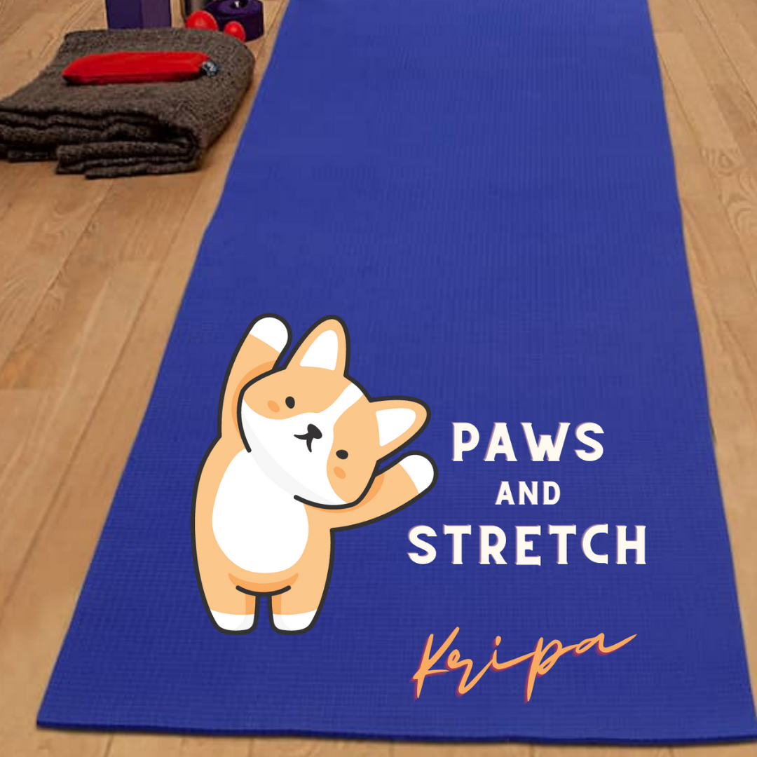 Personalised Yoga Mat - Paws