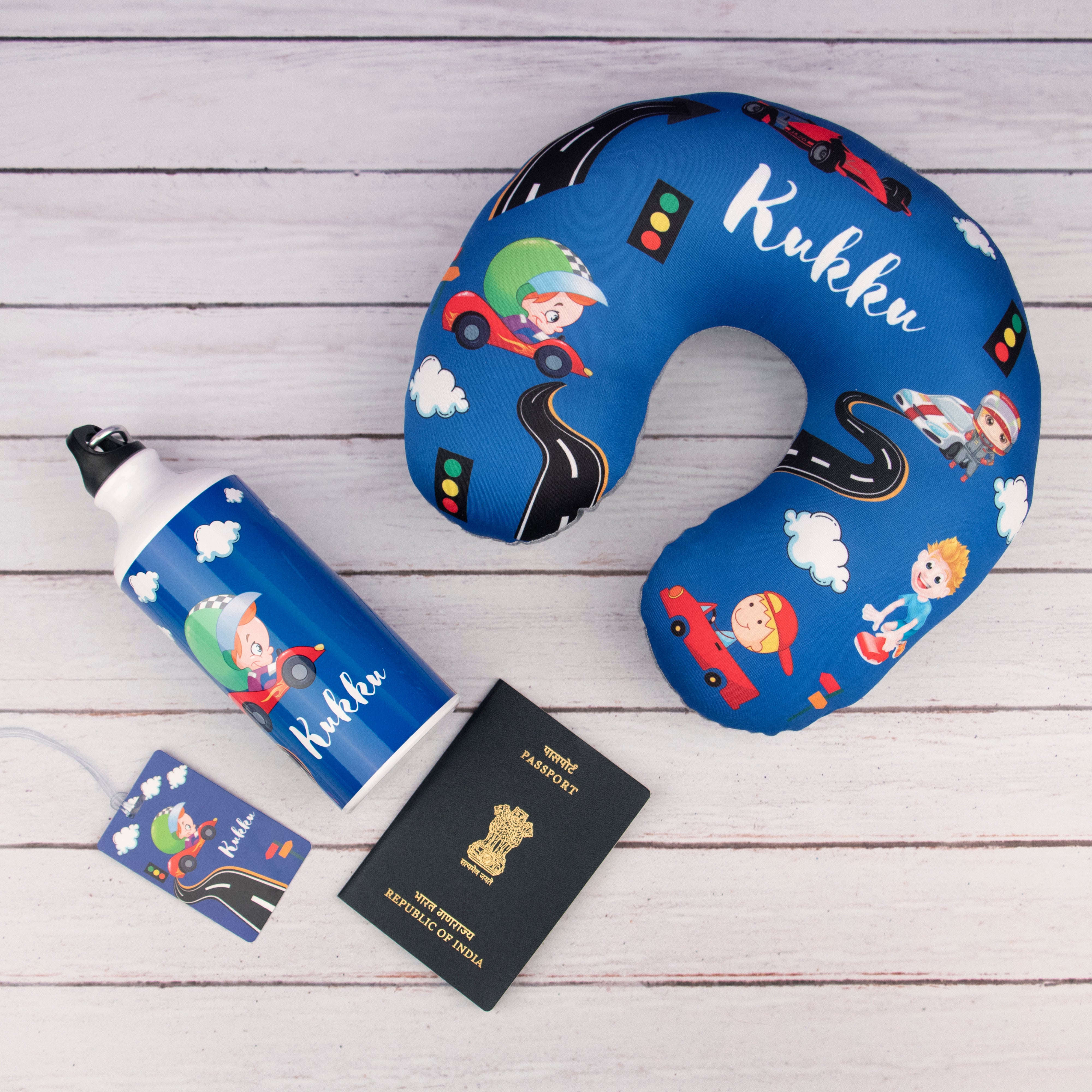 Personalised Kids Travel Combo - Cars