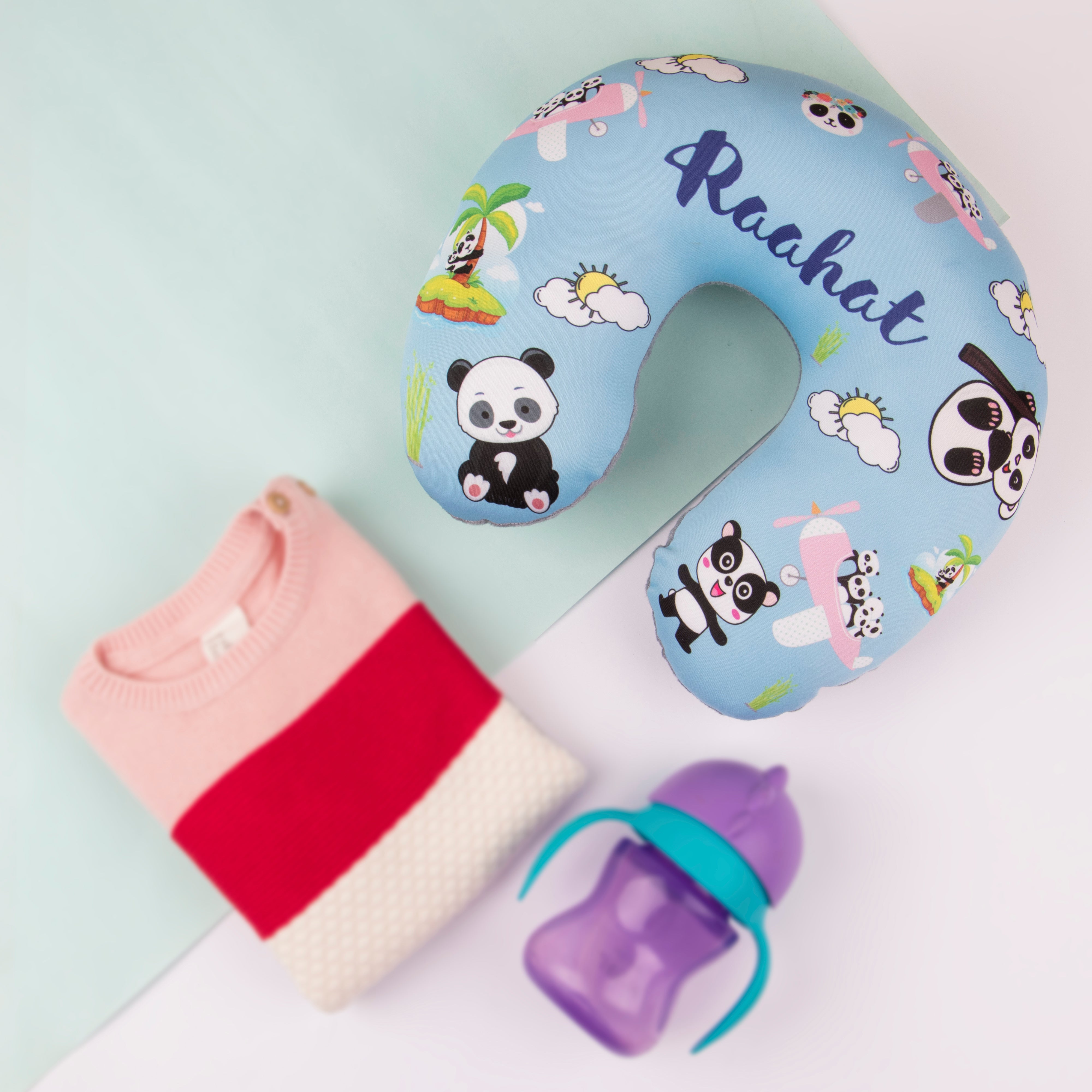 Personalised Kids Travel Combo - Panda [Kids Special]