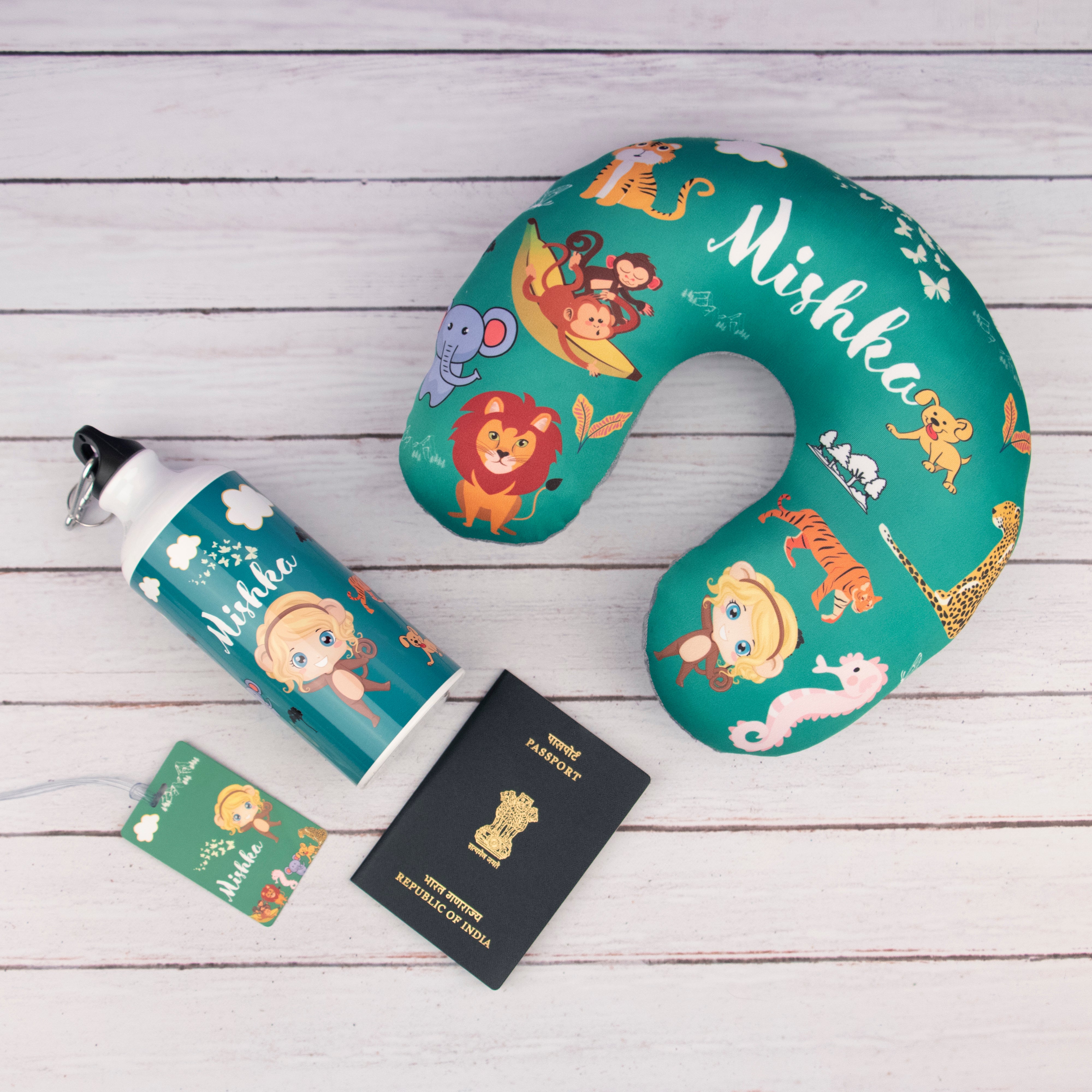 Personalised Kids Travel Combo - Jungle [Kids Special]