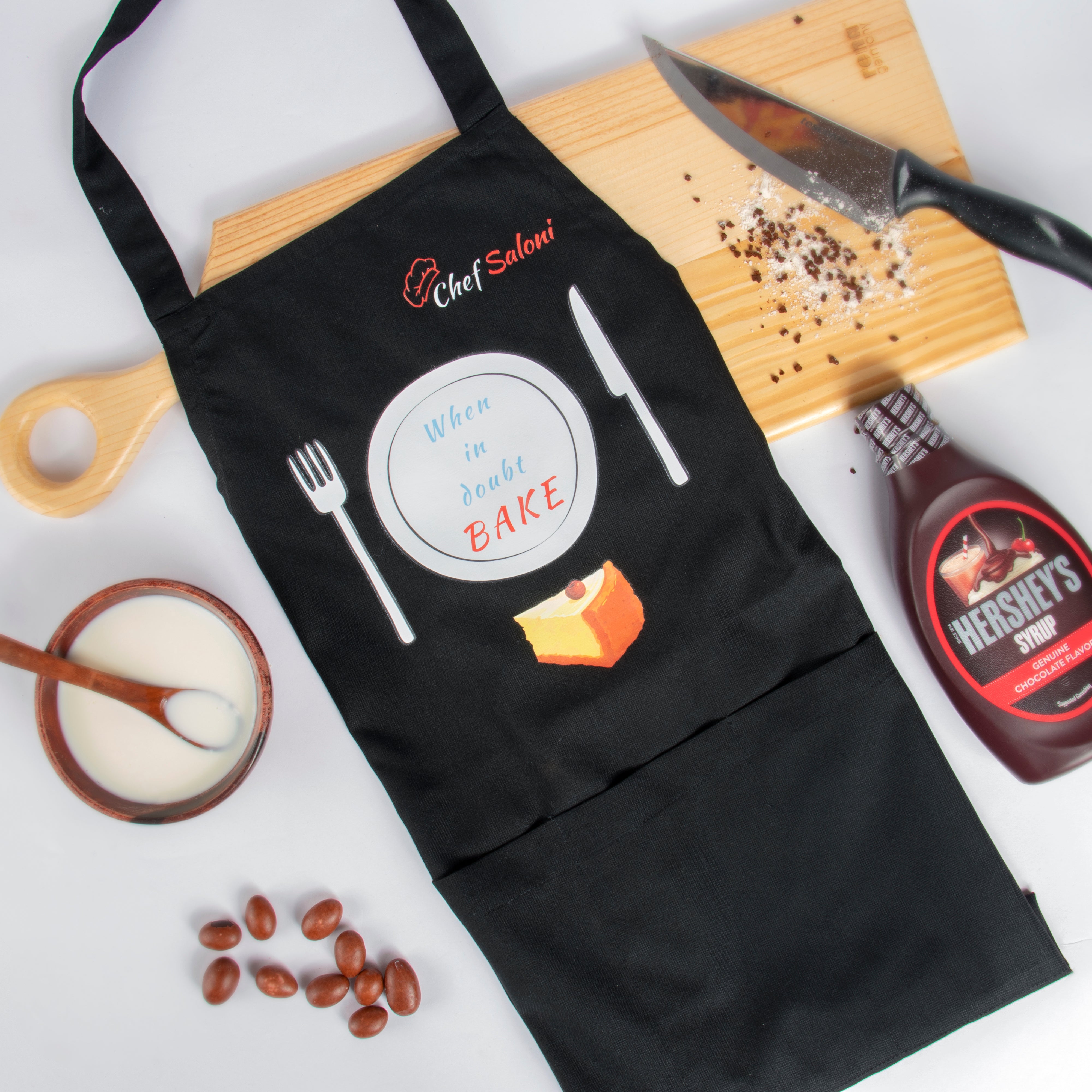Personalised Apron - When in doubt, bake