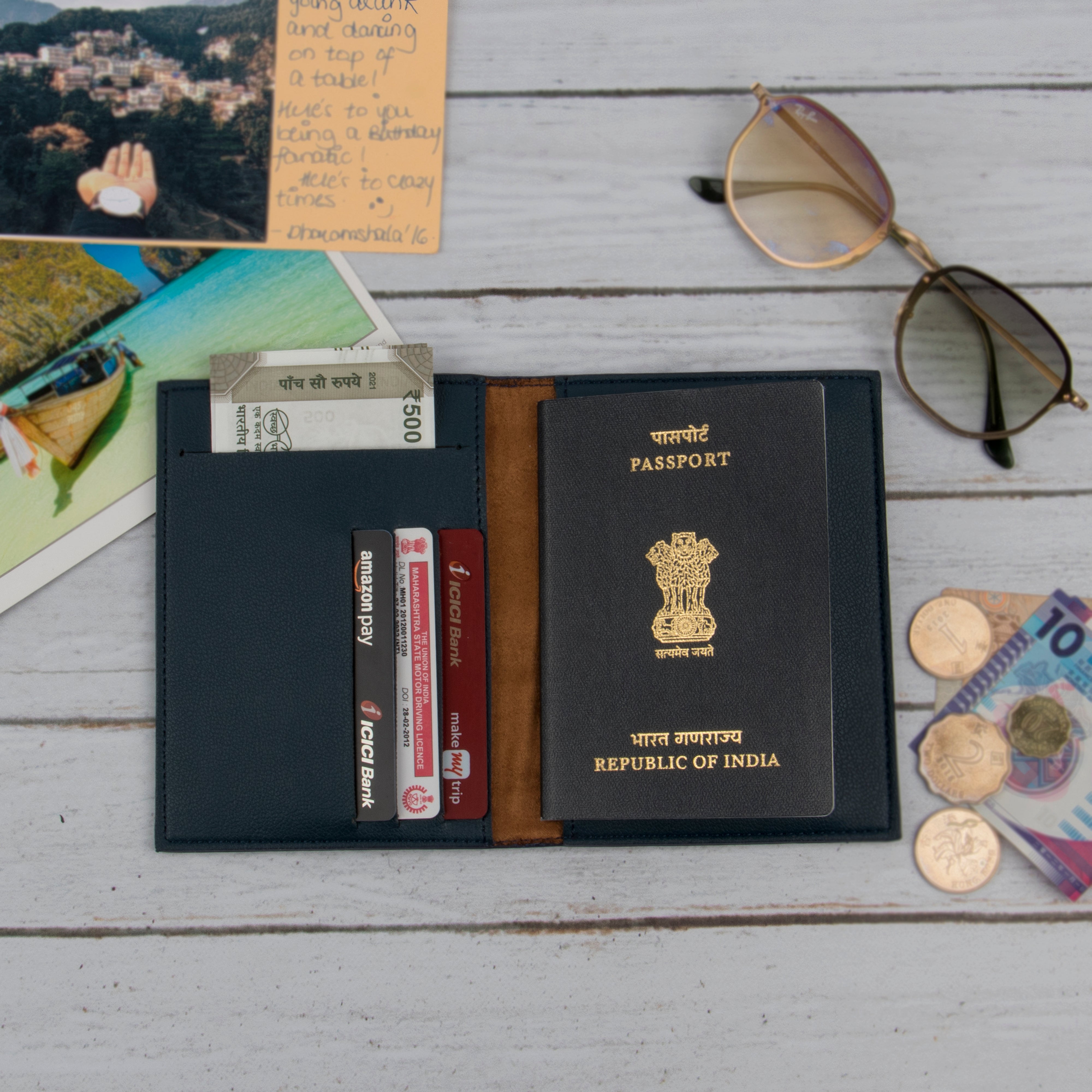 Personalised Passport Cover - Hello World