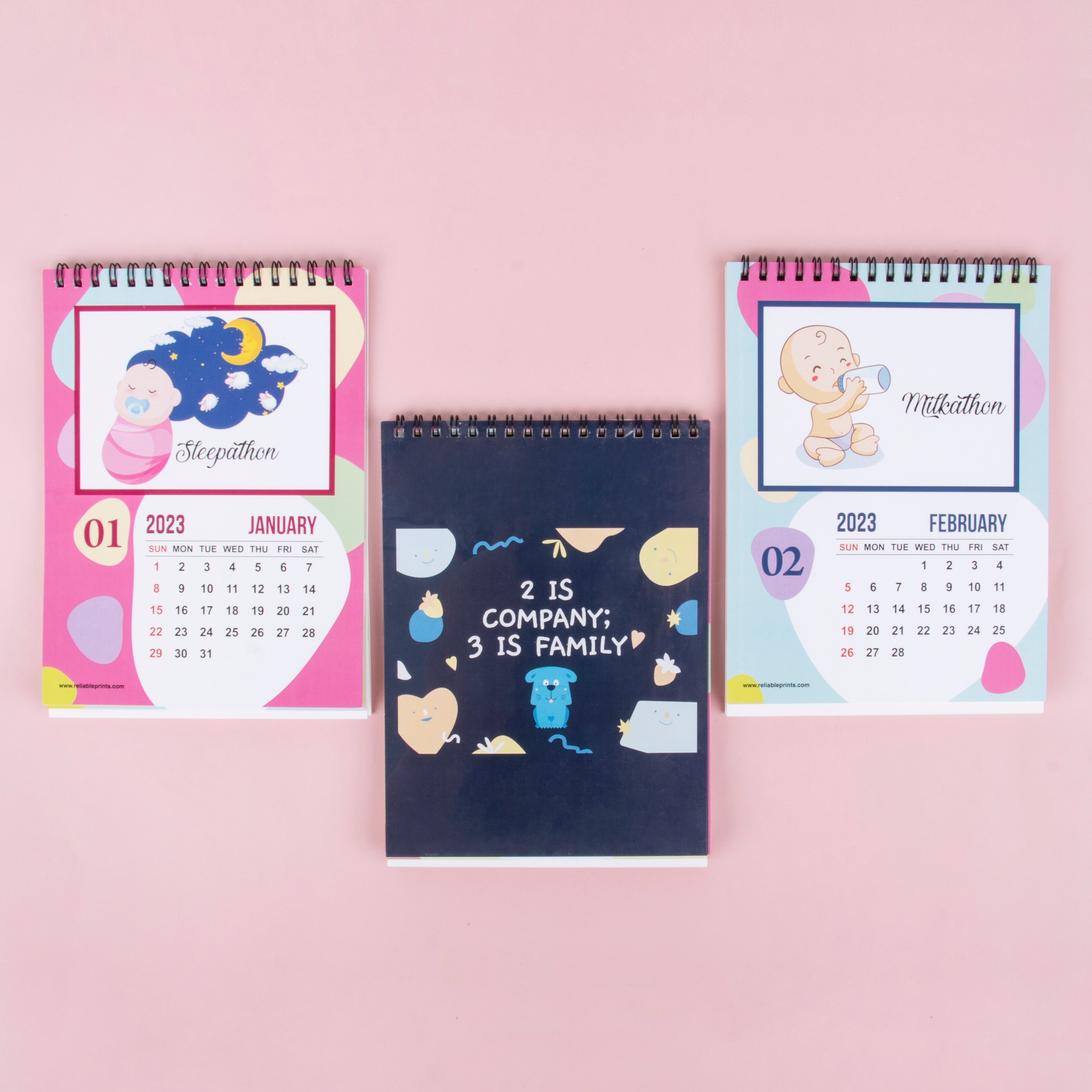 Personalised Calendar - Baby Growth - Bear